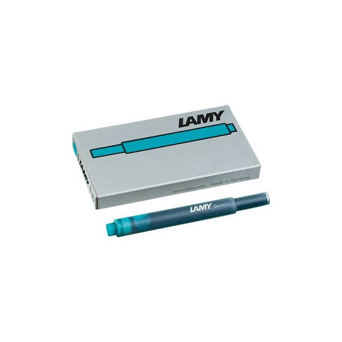 Cartucce ricambio Lamy T10 in confezione da 5 colore inchiostro turchese 1202741 main product photo