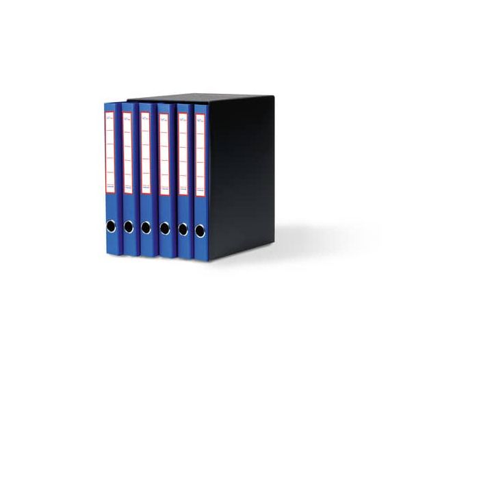 Gruppo di sei cartelle ad alette Euro-cart - formato 26x34 colore blu XSL06BL main product photo