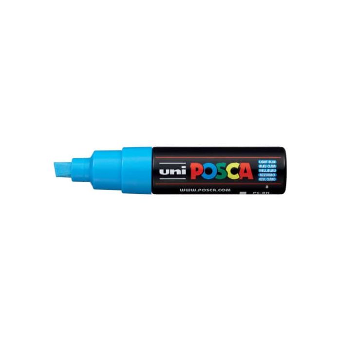 Marcatore Uni Posca punta large colore azzurro PC-8K-AZ main product photo