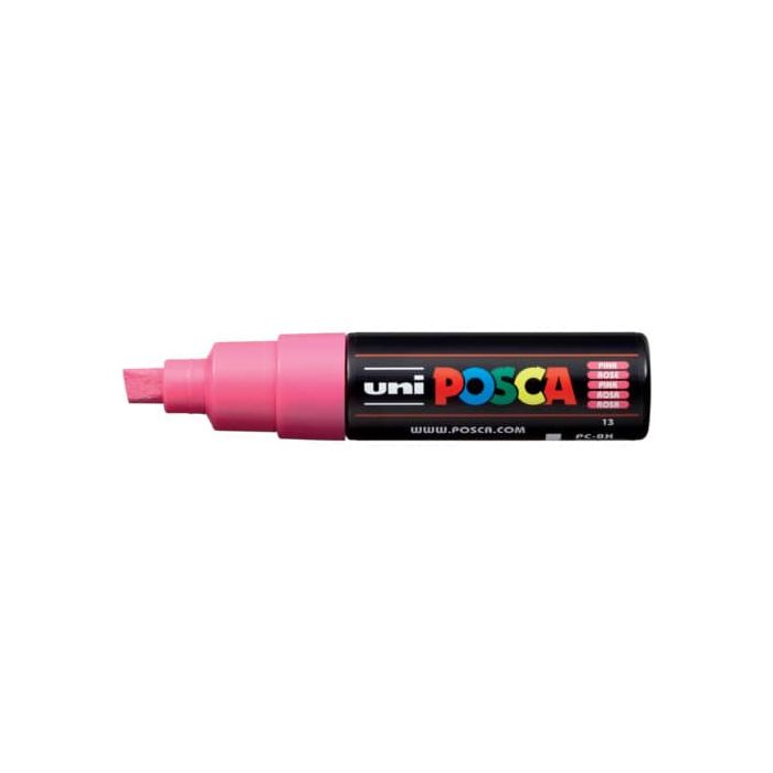 Marcatore Uni Posca punta large colore rosa PC-8K-RA main product photo