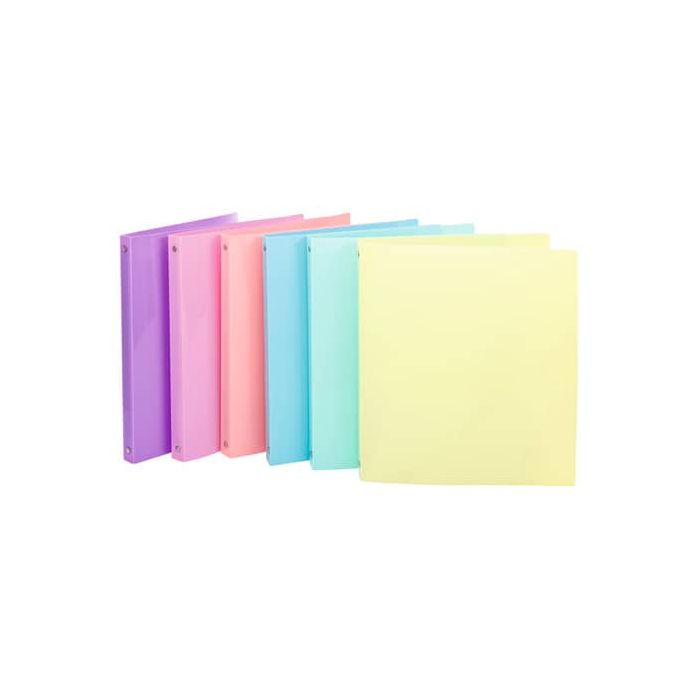 Raccoglitore 4 anelli Nikoffice in colori assortiti diametro 16 - pastel - 01NIK381/P main product photo