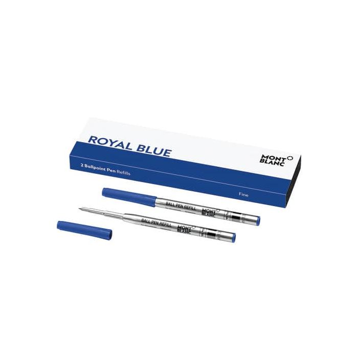 Refill per penne a sfera Montblanc punta fine - blu conf. 2 pz - MB128213 main product photo