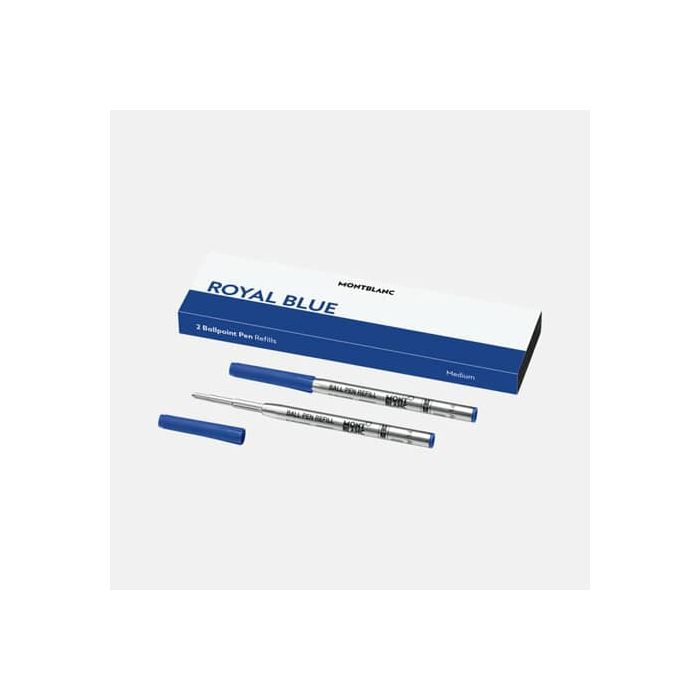 Refill per penne a sfera Montblanc punta media - blu conf. 2 pz - MB128214 main product photo