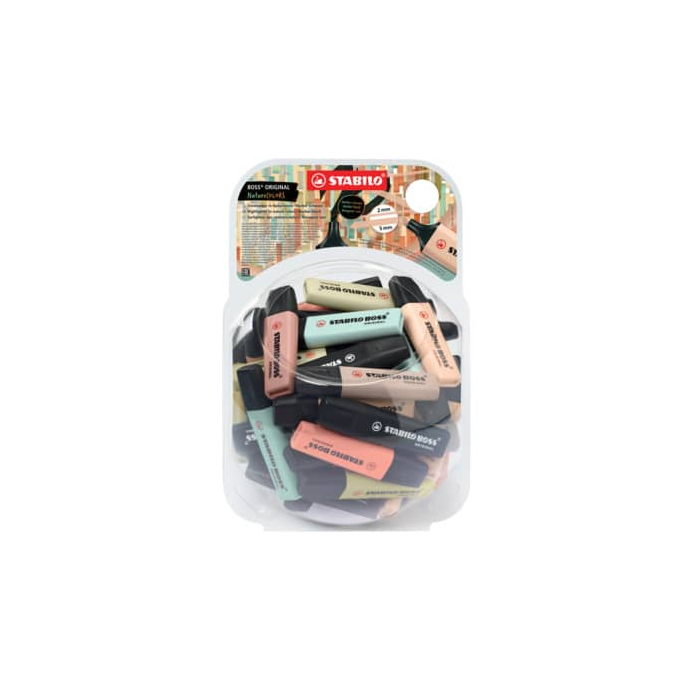 Stabilo Boss Nature Colors - boule 60 pezzi - colori assortiti 70/60-2-1 main product photo