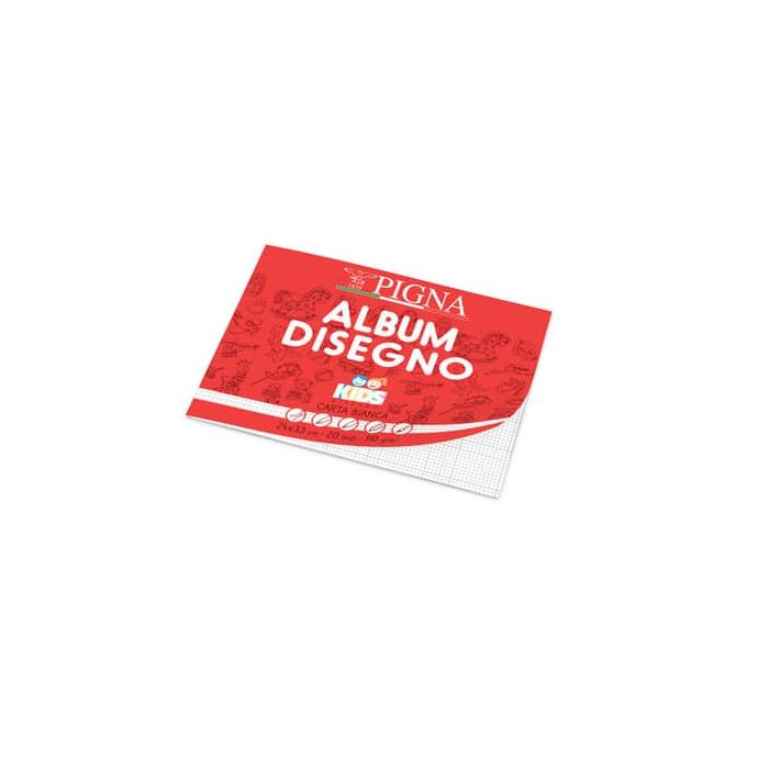 Album da disegno Pigna Kids - 24x33 cm rigatura 5 mm - conf. 10 pezzi - 02019635M main product photo