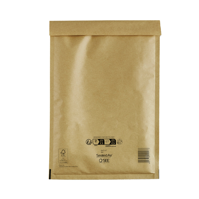 Busta imbottita Mail Lite colore avana - conf. 10 pz - Mail Lite 130x220 mm 103049052 main product photo