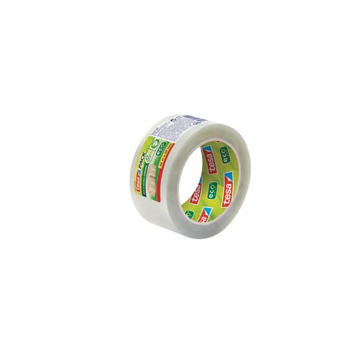 Nastro da imballaggio Tesapck® Eco & Ultra Strong in PET trasparente 50 mm x 66 m - BNR 58297 main product photo