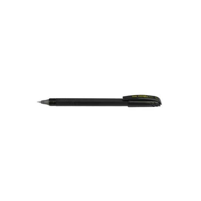 Roller ricaricabile Pentel EnerGel con cappuccio - materiale 96% riciclato - nero - conf. 12 pezzi - BL417R-A main product photo