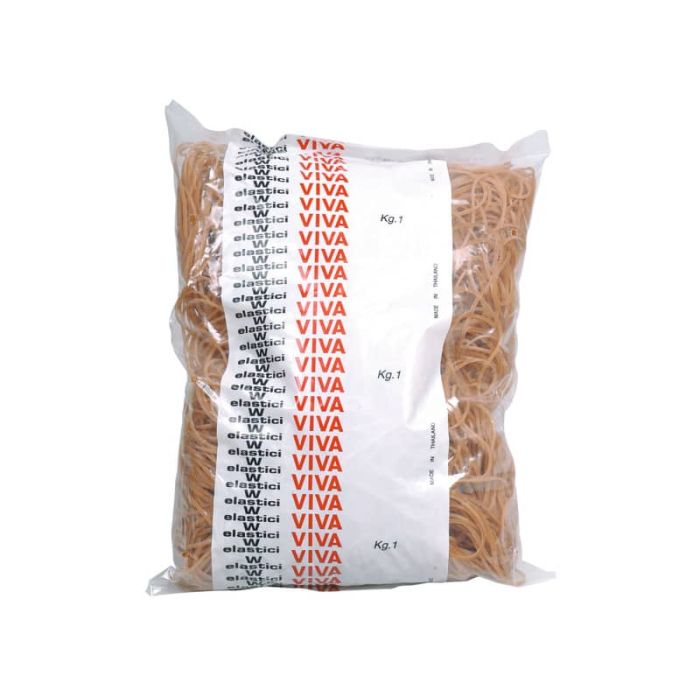 Elastici Viva in busta in gomma naturale ambra 120 mm conf.1000 gr - EN120 main product photo