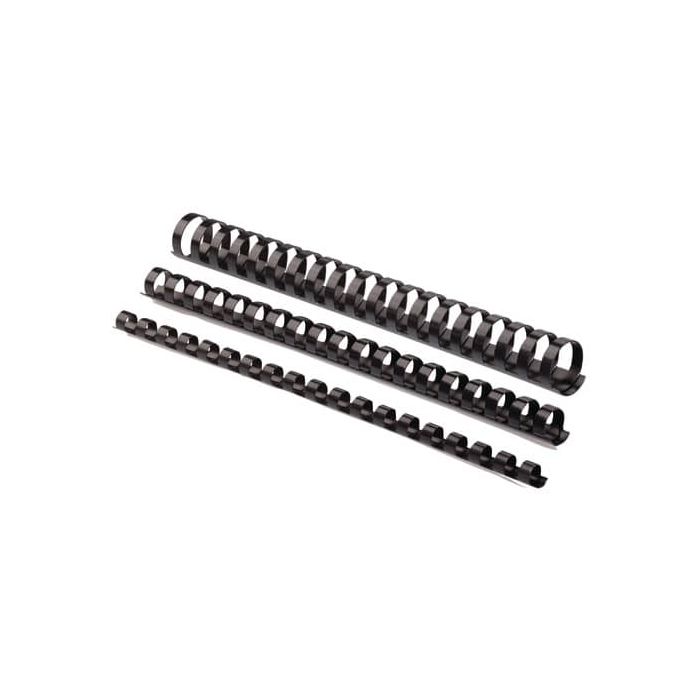 Dorsi plastici 32mm ovale nero pz. 50 - 5349302 main product photo
