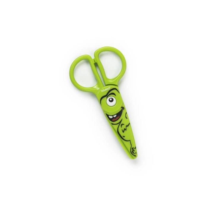 Forbici per bambini 100% in plastica - Dahle modello verde con Dinosauro R054678 main product photo