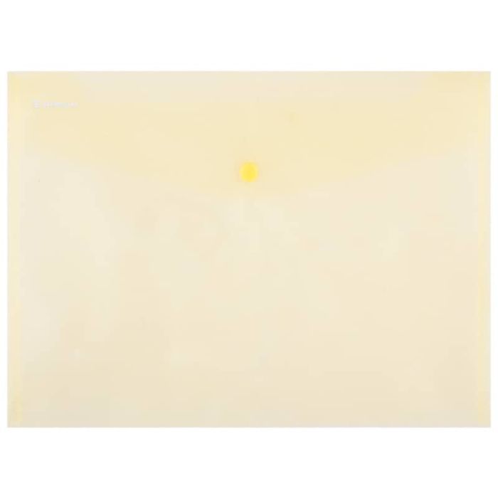 Buste con bottone in PPL ecologico Donau formato A4 giallo - conf. da 12 pz - 8544001PL-11 main product photo