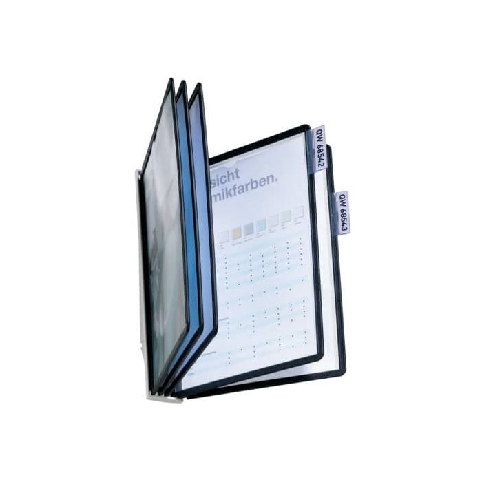 Leggio da parete DURABLE SHERPA WALL 5 pannelli A4 ABS nero 581001 main product photo