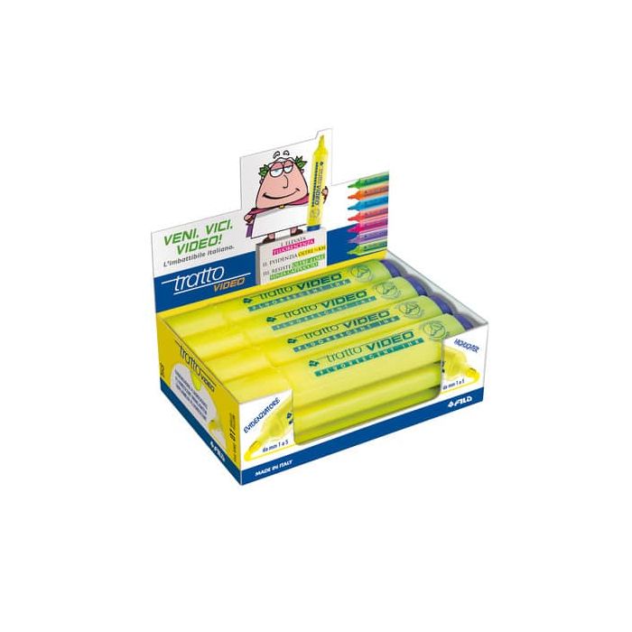 Evidenziatore TRATTO Video 1-5 mm giallo 830201 PROMOZIONE (acquisto minimo 12pz) main product photo