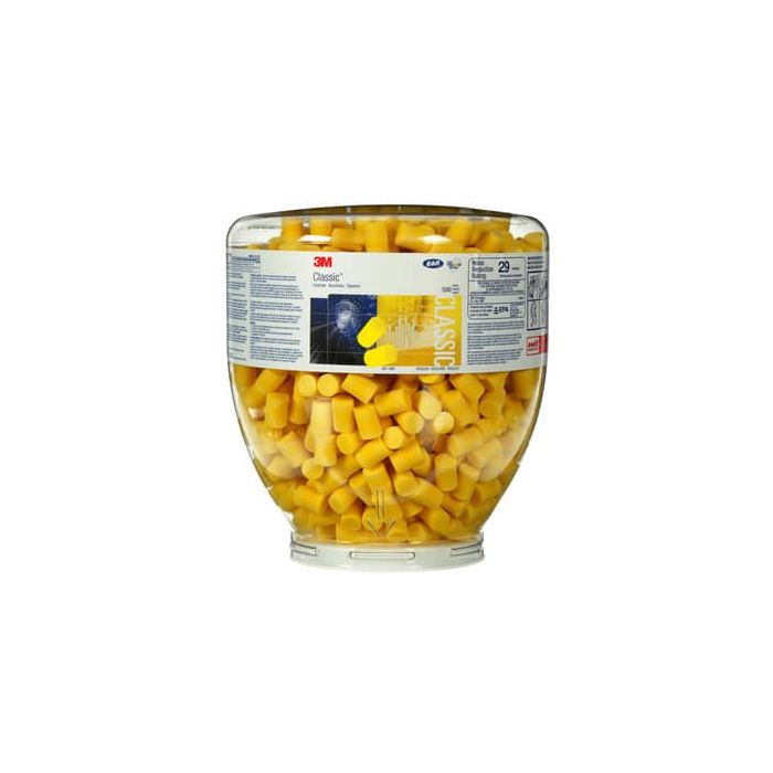 Inserti auricolari 3M affusolati E-A-R™ Classic giallo boccione da 500 paia - PD-01-001 main product photo