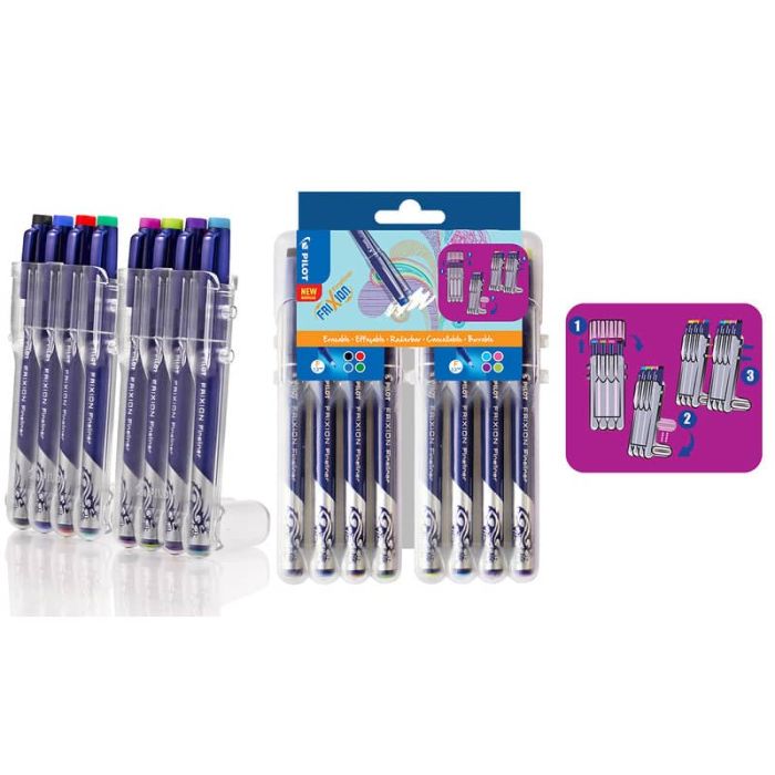Fineliner Pilot Frixion 0,45 mm assortiti 8 colori Conf. 8 pezzi - 355 main product photo