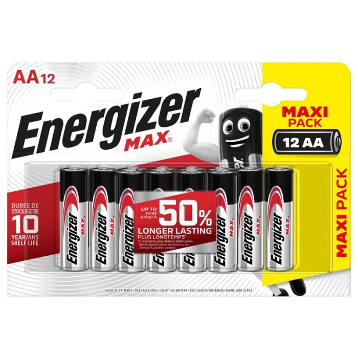 Batterie ENERGIZER Max AA conf. da 12 - E301531400 main product photo