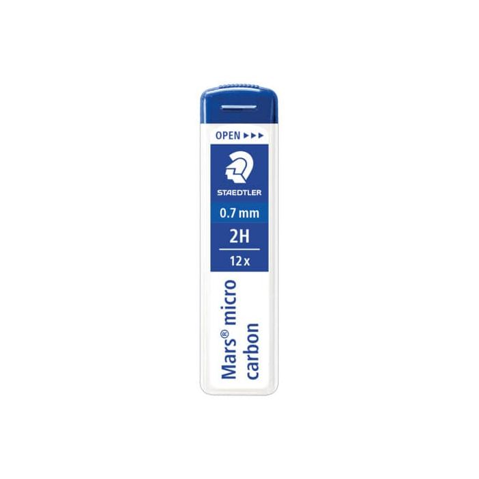 Mine sottili Staedtler Mars micro carbon 250 2H 0,7 mm confezione da 12 pezzi - 250 07-2H main product photo
