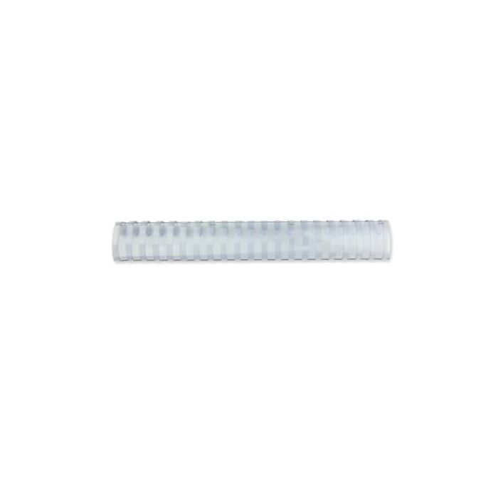 Dorsi plastici a 21 anelli GBC CombBind 45 mm A4 bianco - fino a 400 fogli conf da 50 dorsi - 4028206 main product photo