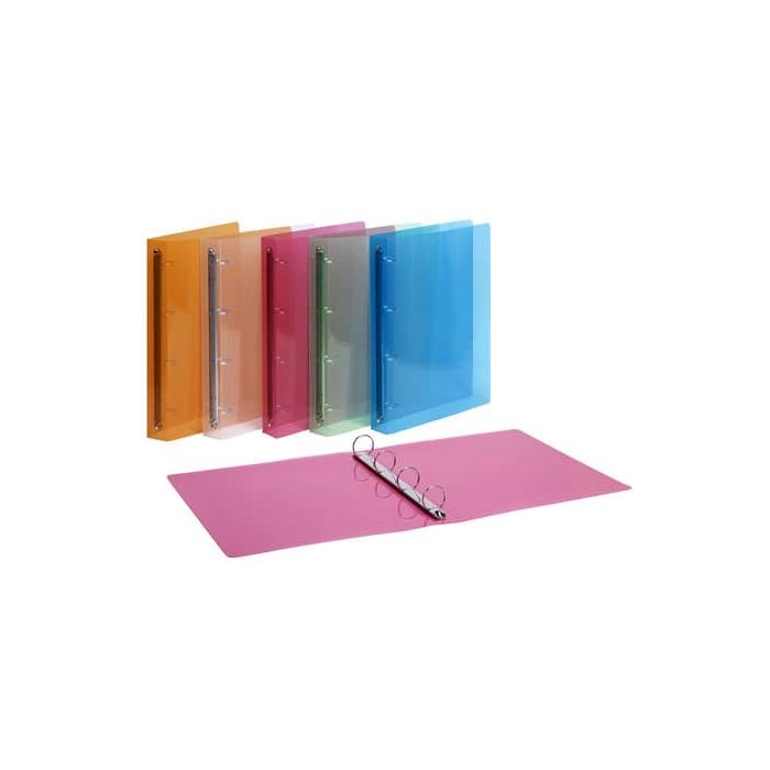 Raccoglitore 4 anelli Favorit Lumina PP colori assortiti 22x30 cm diametro 30 400066845 main product photo