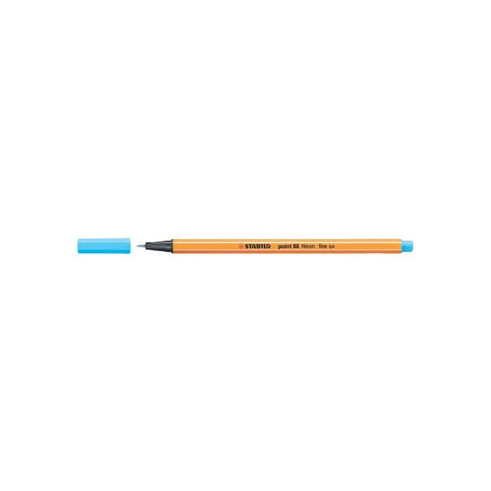 Fineliner Stabilo Point 88® 0,4 mm azzurro neon 88/031 main product photo
