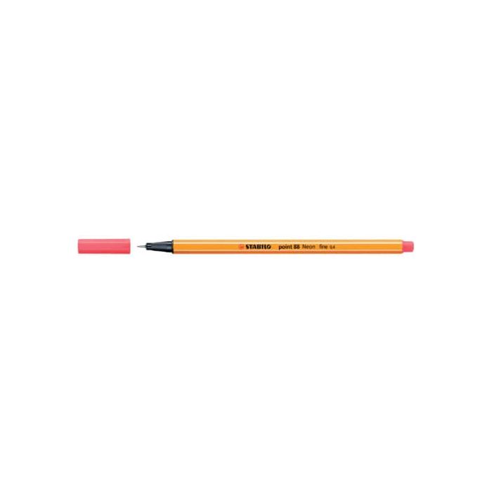 Fineliner Stabilo Point 88® 0,4 mm rosso neon 88/040 main product photo