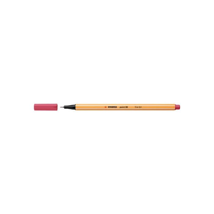 Fineliner Stabilo Point 88® 0,4 mm rosso fragola 88/49 main product photo