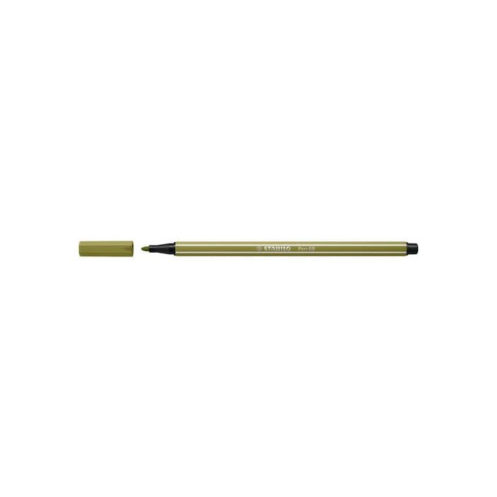 Pennarelli Stabilo Pen 68 tratto 1 mm verde muschio 68/37 main product photo