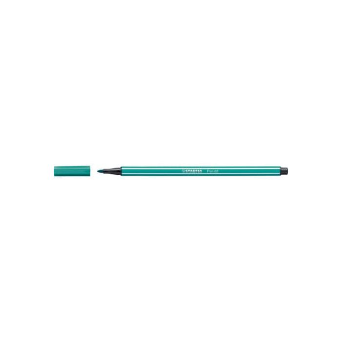 Pennarelli Stabilo Pen 68 tratto 1 mm blu turchese 68/51 main product photo