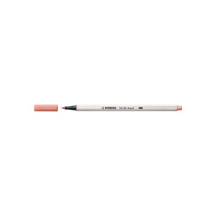 Pennarello Stabilo Pen 68 brush - punta a pennello - M 1 mm rosa chiaro 568/26 main product photo