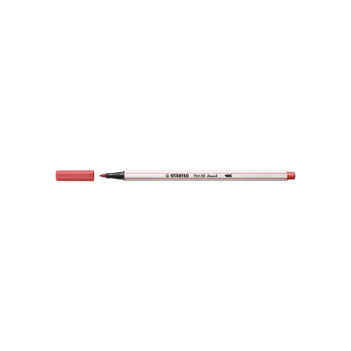 Pennarello Stabilo Pen 68 brush - punta a pennello - M 1 mm ruggine 568/47 main product photo