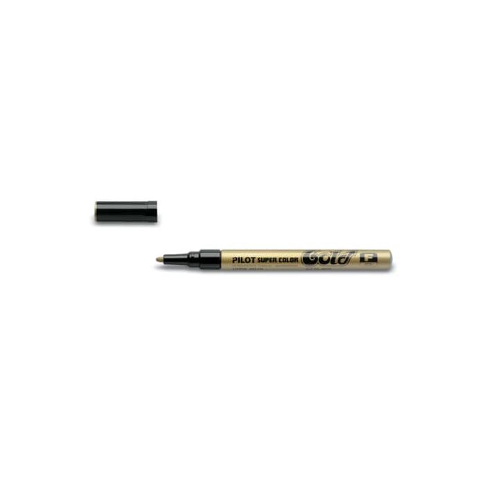 Marcatore a vernice Pilot Super Color punta in fibra di acrilico 3 mm oro - 002437 main product photo
