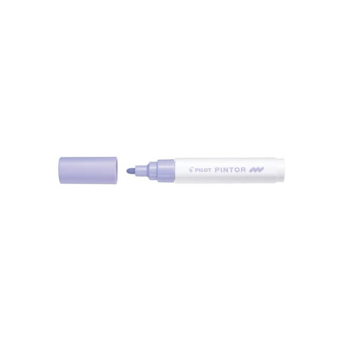 Marcatore multisuperficie Pilot Pintor a base d'acqua punta in fibra 4,5 mm viola pastello - 002373 main product photo