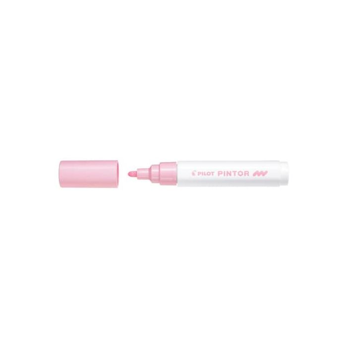 Marcatore multisuperficie Pilot Pintor a base d'acqua punta in fibra 4,5 mm rosa pastello - 002374 main product photo
