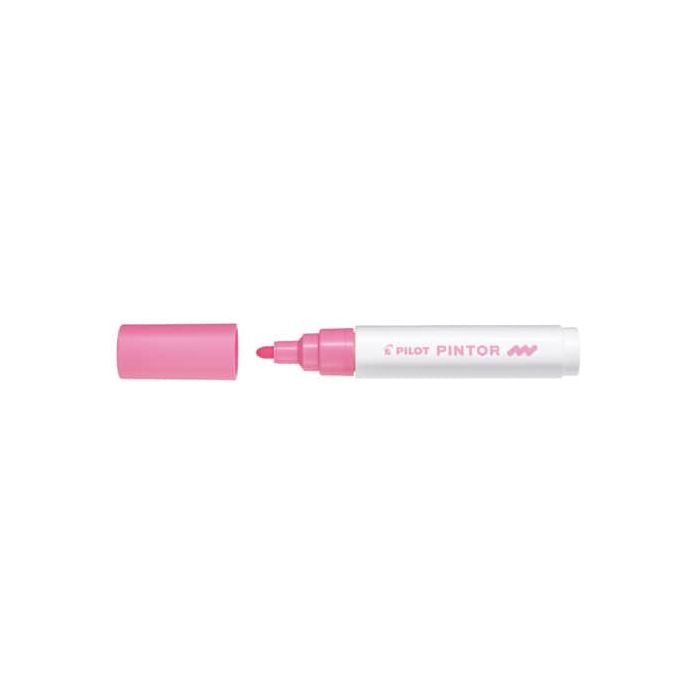 Marcatore multisuperficie Pilot Pintor a base d'acqua punta in fibra 4,5 mm rosa - 002392 main product photo