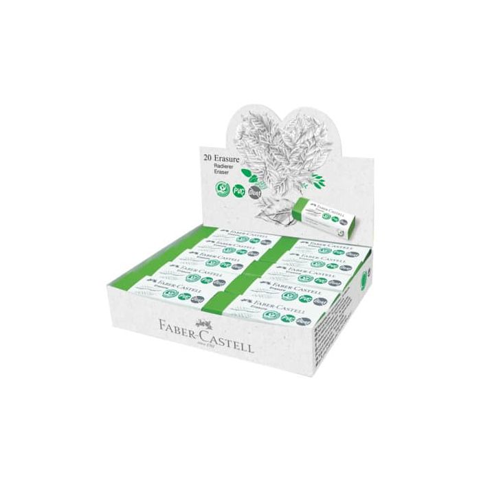 Gomma bianca Faber Castell ERASURE PVC free e dust free - 187250 main product photo
