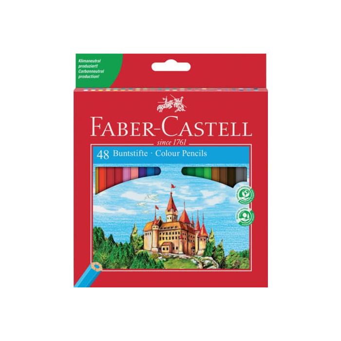 Matite colorate Faber-Castell Colour colori assortiti - conf. 48 pezzi - 120148 main product photo