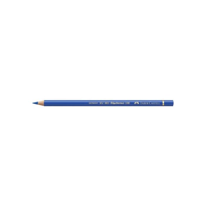 Matite colorate permanenti Faber Castell Polychromos mina 3,8 mm conf. 6 pezzi - blu cobalto - 110143 main product photo