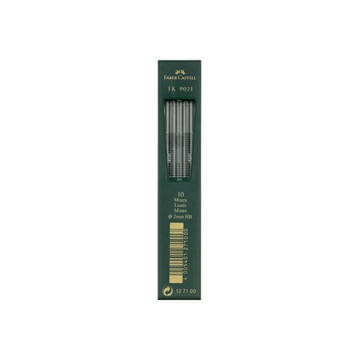 Mine Faber Castell Super Polymer 2 mm HB conf. 10 pezzi - 127100 main product photo