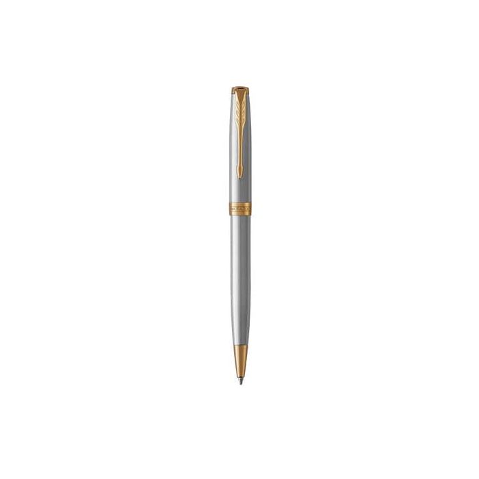 Penna a sfera Parker Sonnet punta M inchiostro nero Parker Stainless Steel GT - 1931507 main product photo