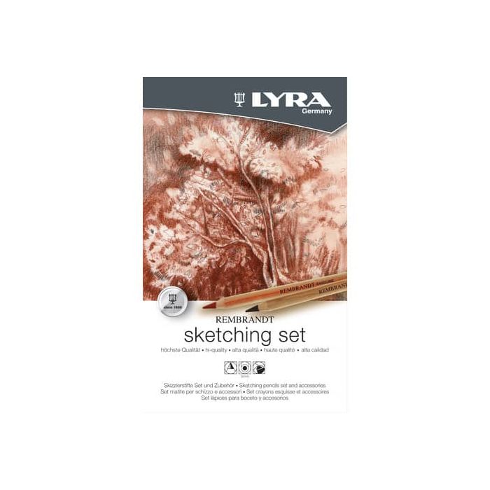 Set disegno Lyra matite e stick per schizzo 11 pezzi L2051110 main product photo