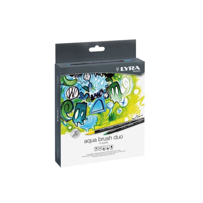 Pennarelli Lyra Aqua Brush Duo 36 colori assortiti L6521360 main product photo