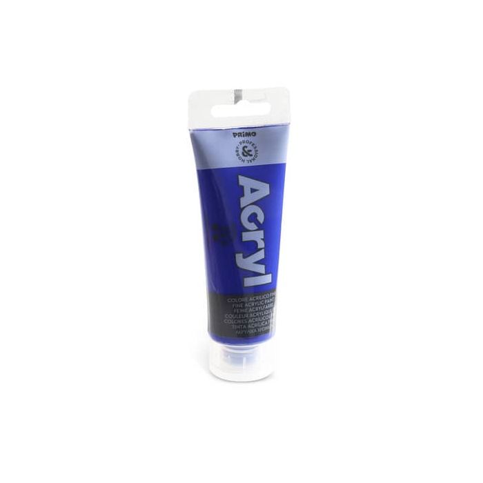 Colore acrilico Primo in tubetto in polietilene 75 ml blu oltremare 420TA75500 main product photo