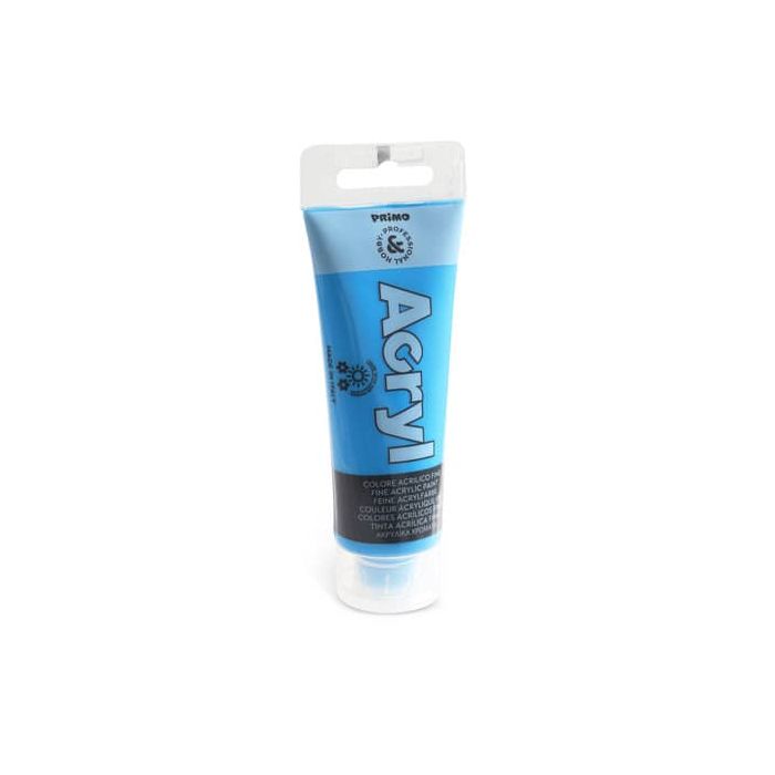 Colore acrilico Primo in tubetto in polietilene 75 ml ciano 420TA75501 main product photo