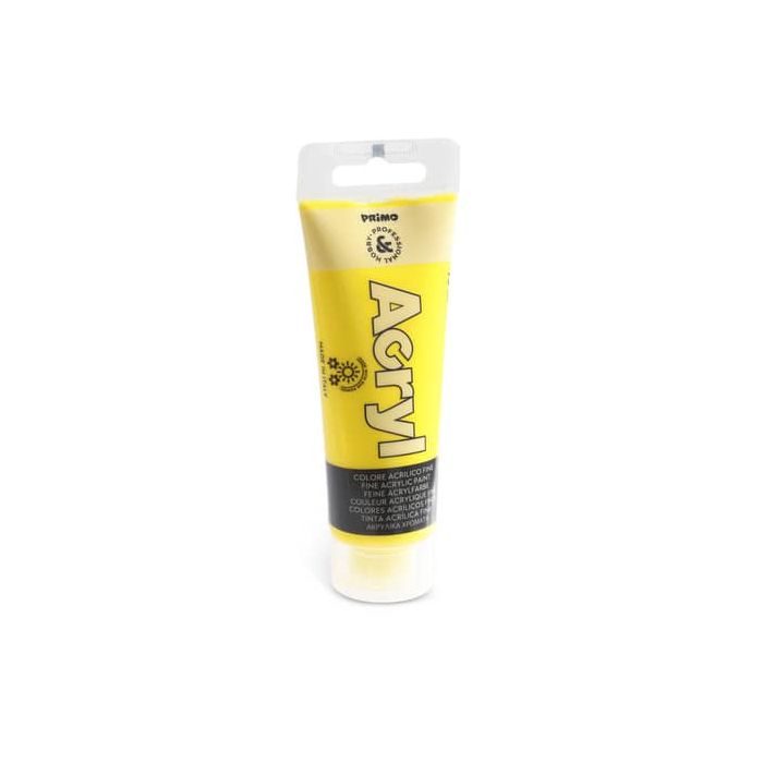 Colore acrilico Primo in tubetto in polietilene 75 ml giallo primario 420TA75201 main product photo