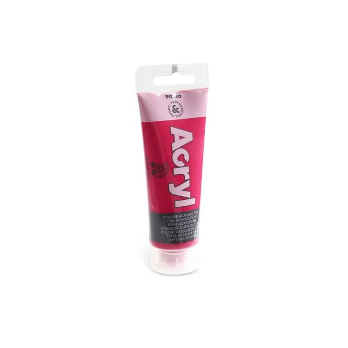 Colore acrilico Primo in tubetto in polietilene 75 ml magenta 420TA75301 main product photo