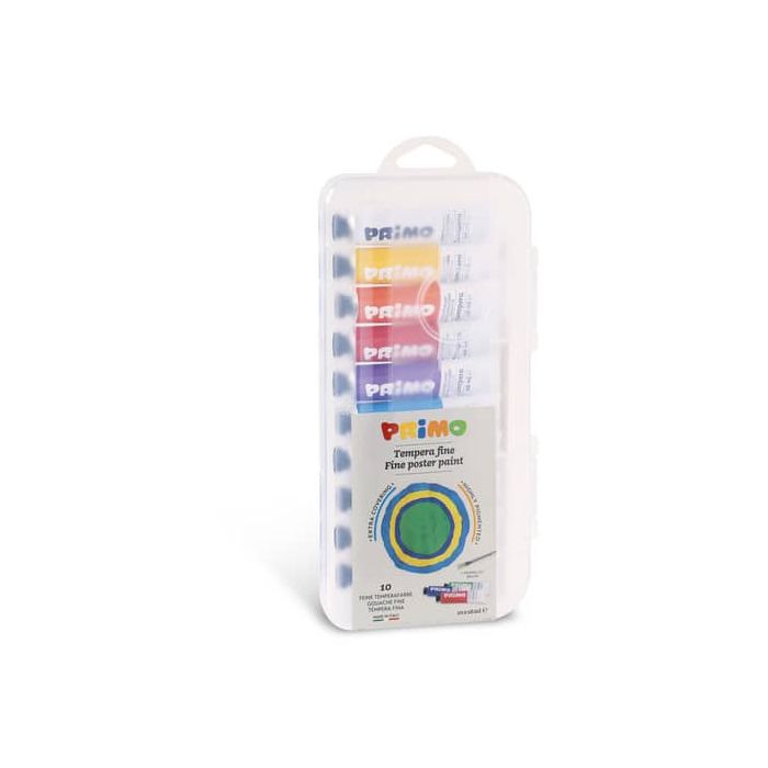 Colori a tempera Primo 18 ml conf. 10 - colori assortiti 744T10GAP main product photo