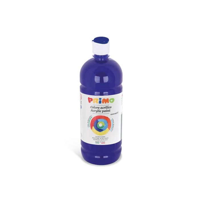 Colore acrilico Primo in bottiglia con tappo dosatore 1000 ml blu oltremare 404TA1000500 main product photo