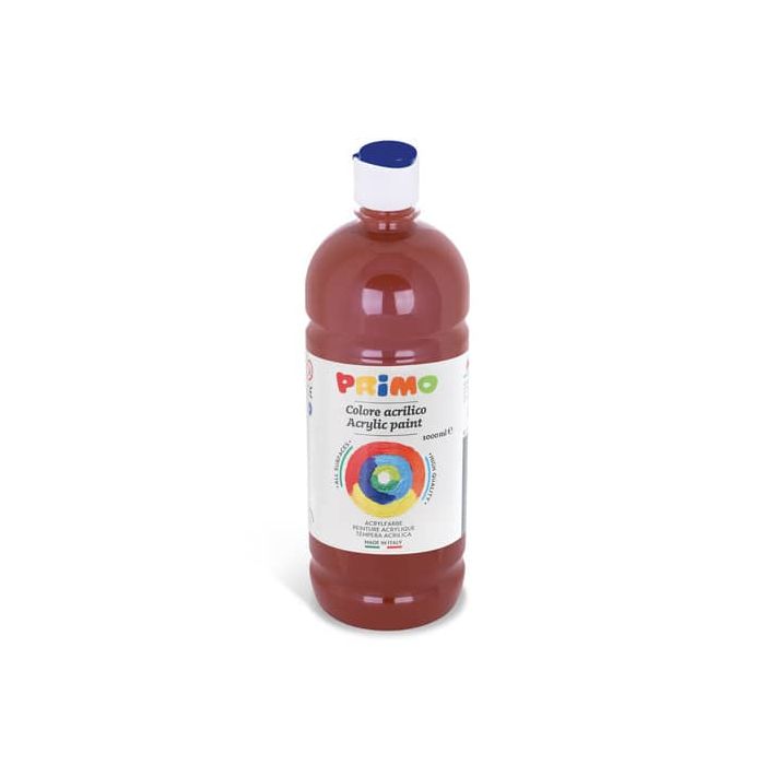 Colore acrilico Primo in bottiglia con tappo dosatore 1000 ml marrone 404TA1000730 main product photo