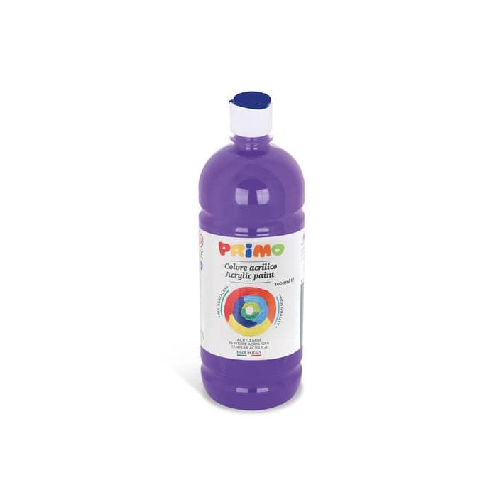 Colore acrilico Primo in bottiglia con tappo dosatore 1000 ml viola 404TA1000400 main product photo